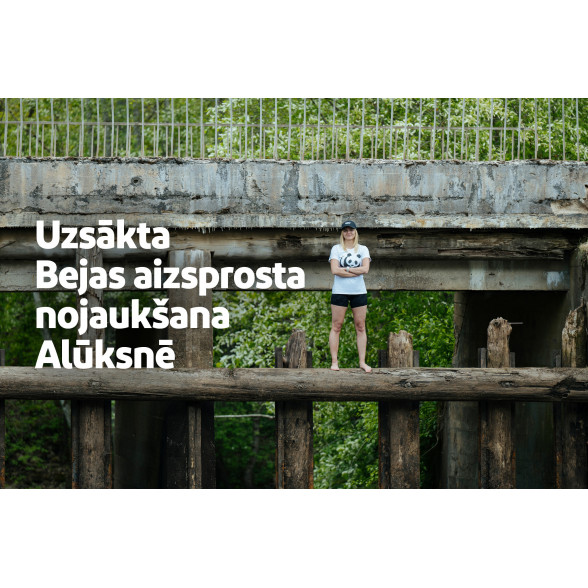 Uzsākta Bejas aizsprosta nojaukšana Alūksnē